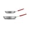 Tramontina Tramontina Aluminum Fry Pan 8 & 10 in. Silver, PK2 80114/581 - alternate 5